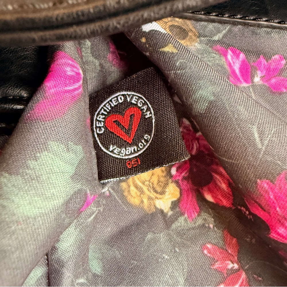 Urban Expressions | Black Vegan Leather Backpack - Picture 4 of 12